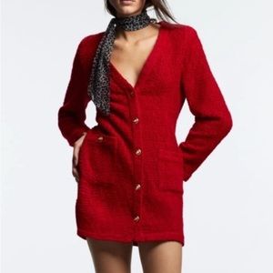 Zara bright red dress! New with tags! Beautiful and perfect condition.